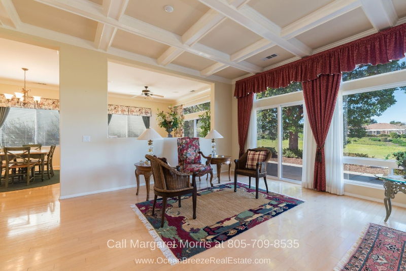 Nipomo CA Real Estate Properties for Sale - Bask in the style and elegance of the spacious sitting rooms of this Nipomo CA home for sale. 