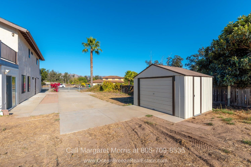 Nipomo CA  Real Estate Properties for Sale - Discover additional storage outdoors in this Nipomo CA home for sale. 