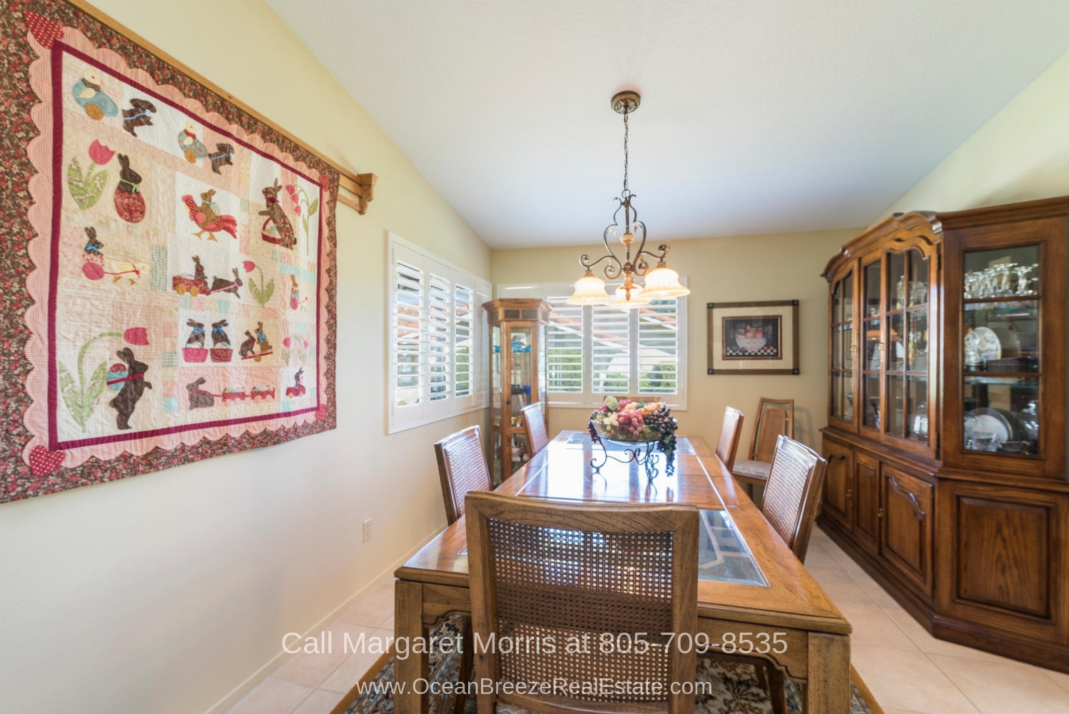 Golf Homes in Nipomo CA  - Entertainment is easy in the spacious formal dining room of this Blacklake golf home that can easily seat 12.